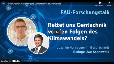 Zum Artikel "Forschungstalk Nachhaltigkeit: Gentechnik und Klimawandel"