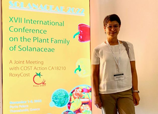 Dr. Sophia Sonnewald auf der Solanaceae 2022